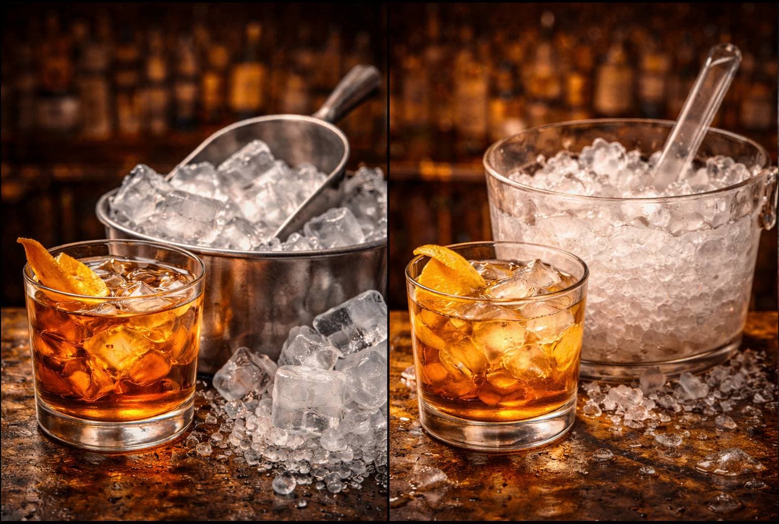 La Qualité de la Glace Compte — Comment la Mauvaise Glace Ruine de Bons Cocktails