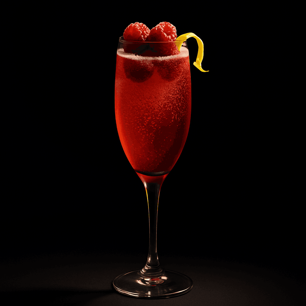 Chambord Fizz cocktail