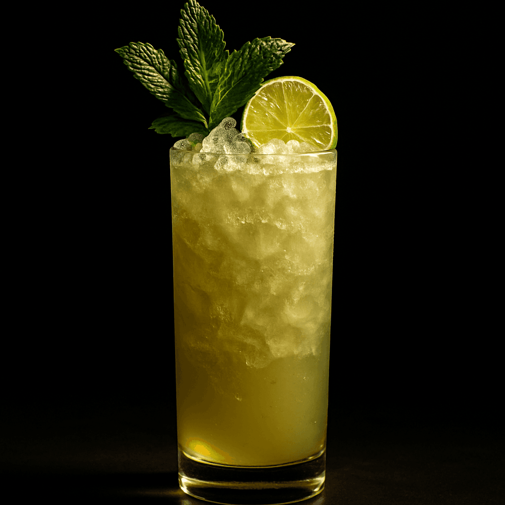 Chartreuse Swizzle cocktail