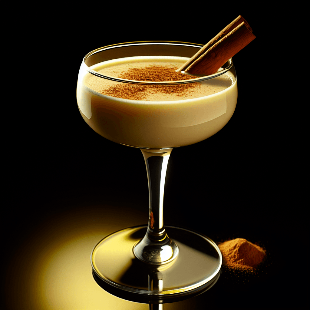 Classic Eggnog Cocktail