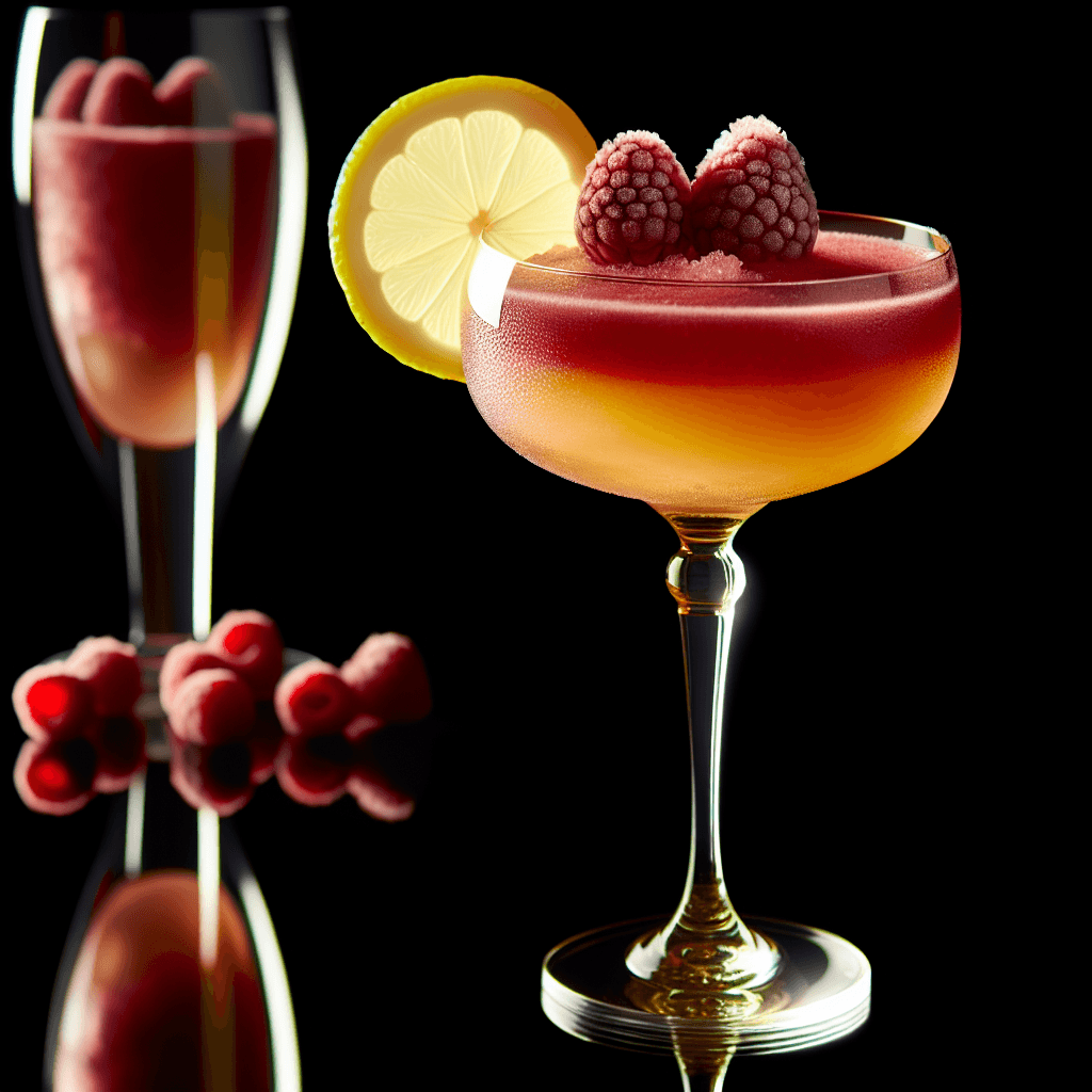 Frozen Raspberry Sour cocktail