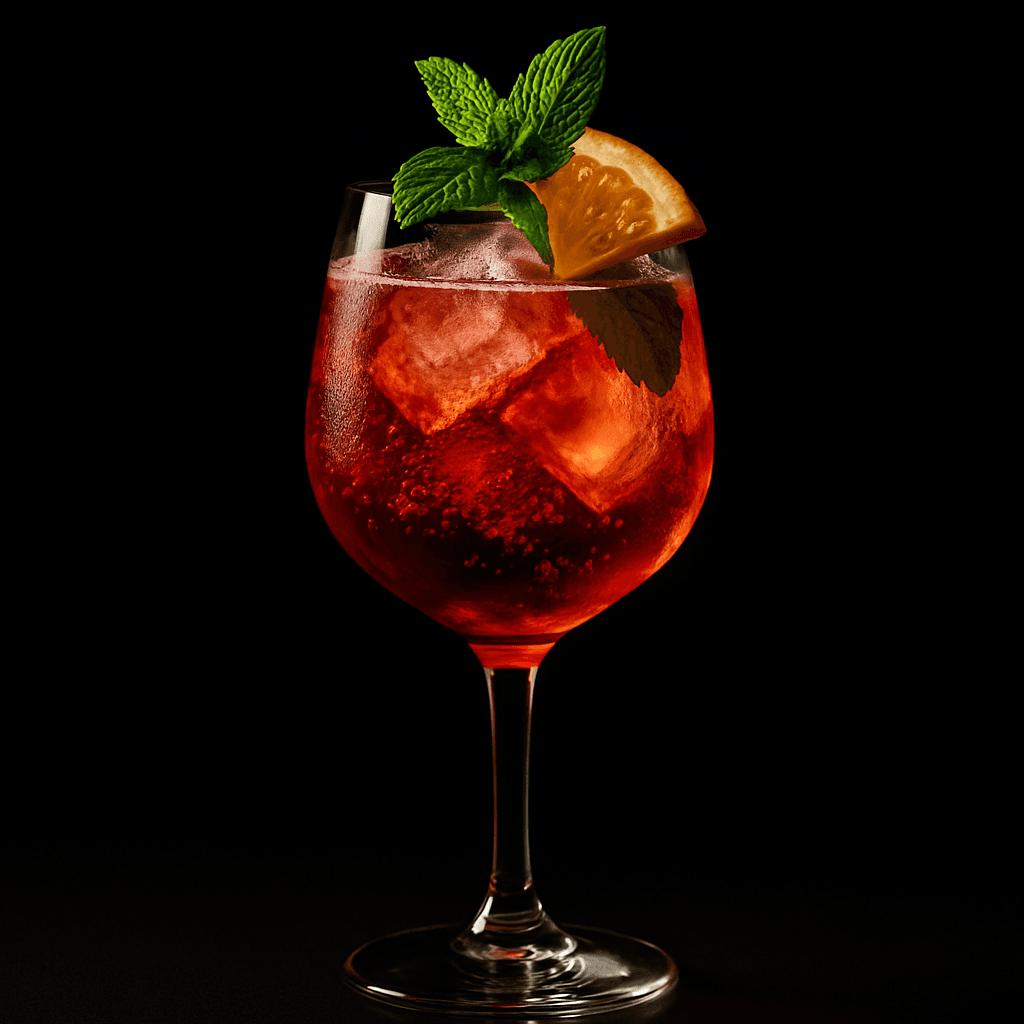 Red Wine Spritz cocktail