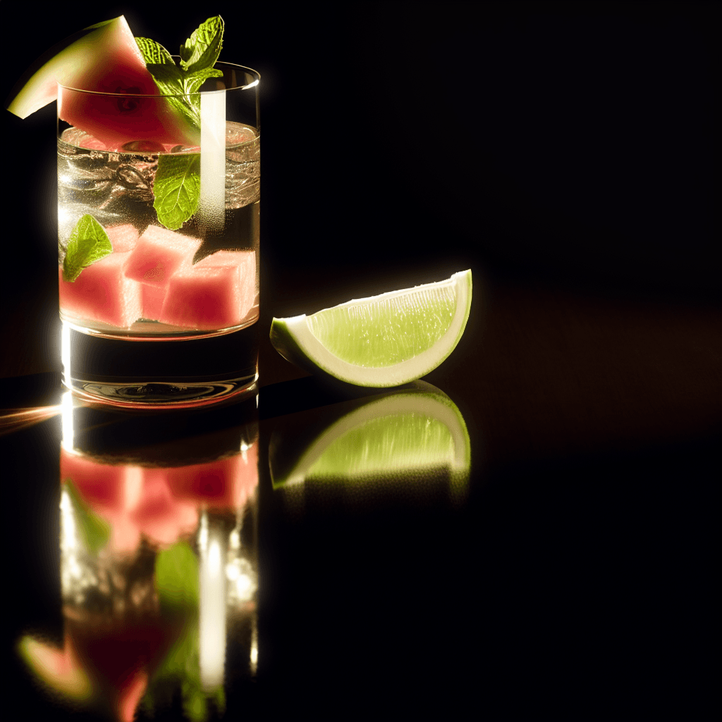 Watermelon Aqua Fresca Cocktail