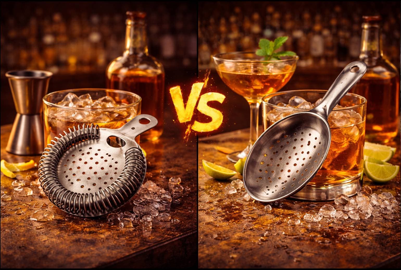 La Vraie Différence Entre un Passoire Hawthorne et un Passoire Julep