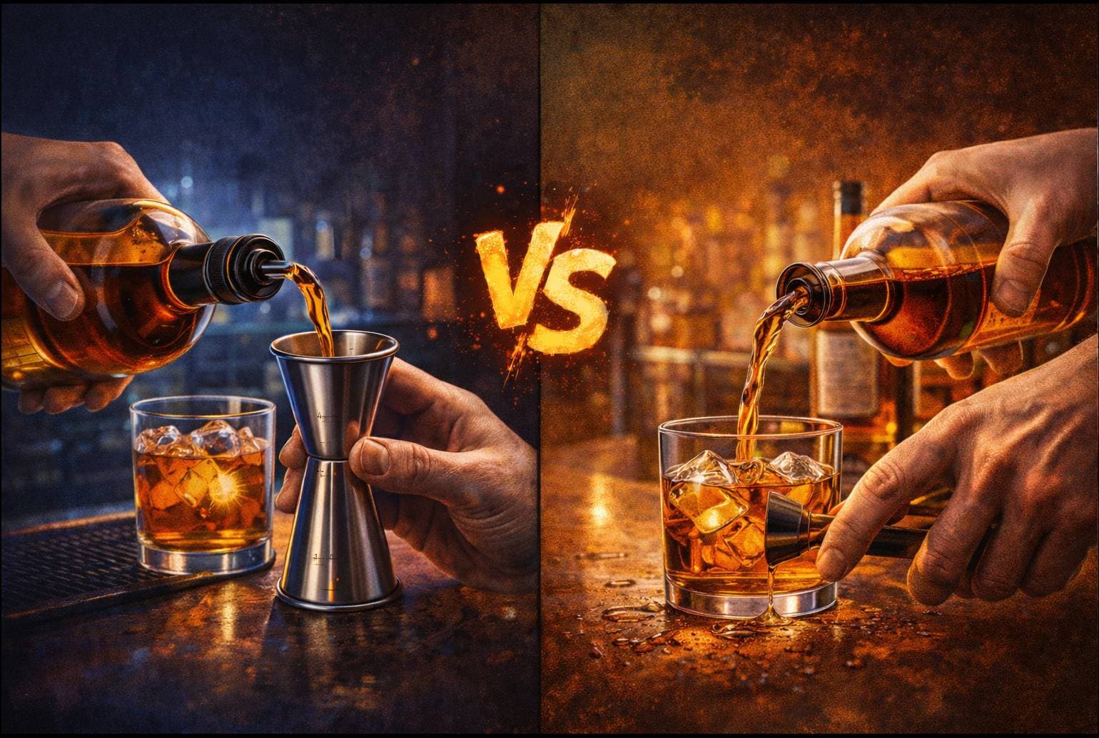 Pourquoi un Jigger Compte Plus Que Vous le Pensez — Précision vs. Versement Libre