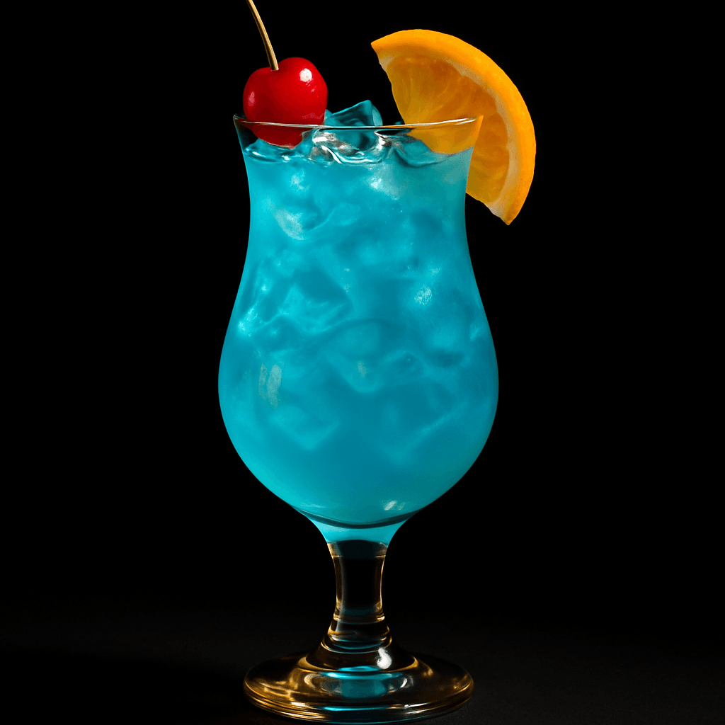 Adios Motherfucker cocktail served in a hurricane