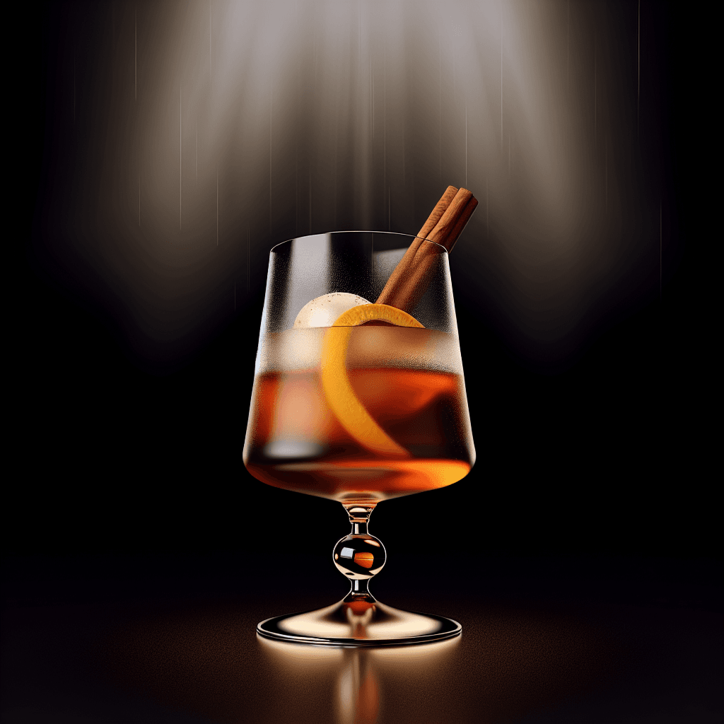 Autumn Negroni cocktail