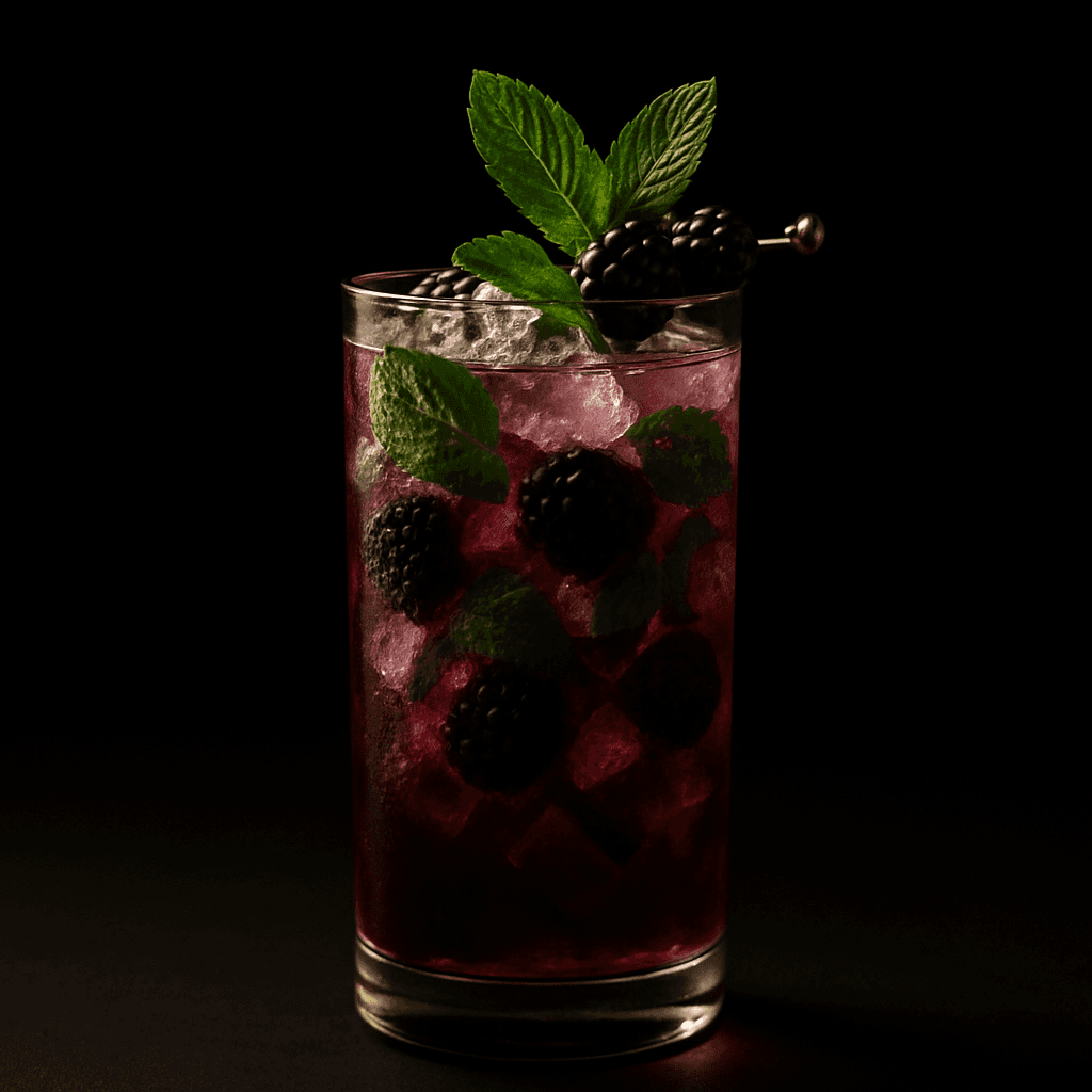 Blackberry Mojito Mocktail cocktail