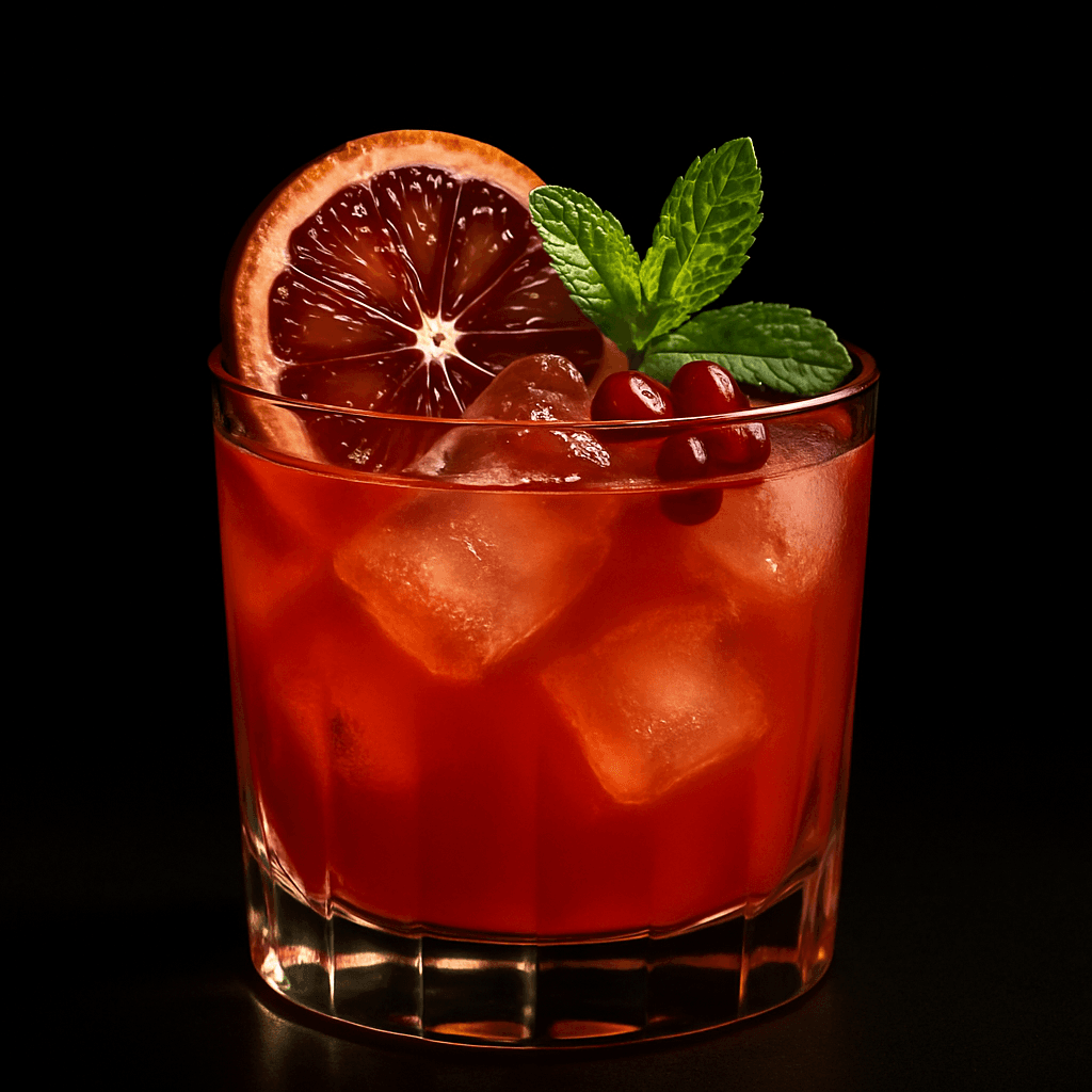 Blood Orange Mocktail cocktail