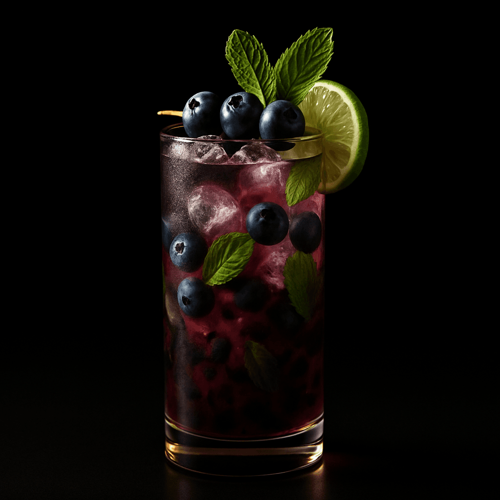 Blueberry Mojito Mocktail cocktail