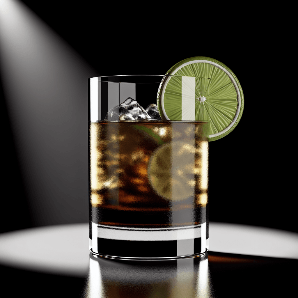 Dark and Stormy cocktail