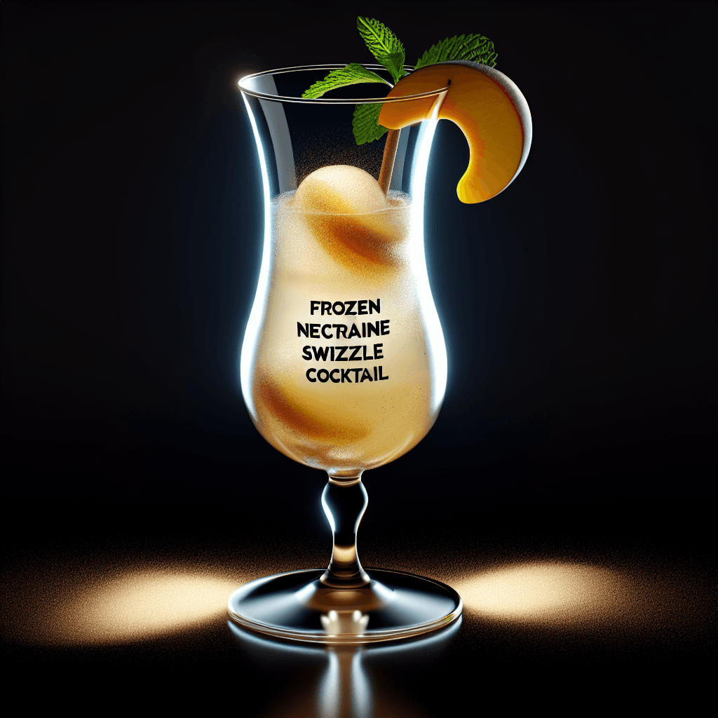 Frozen Nectarine Swizzle cocktail