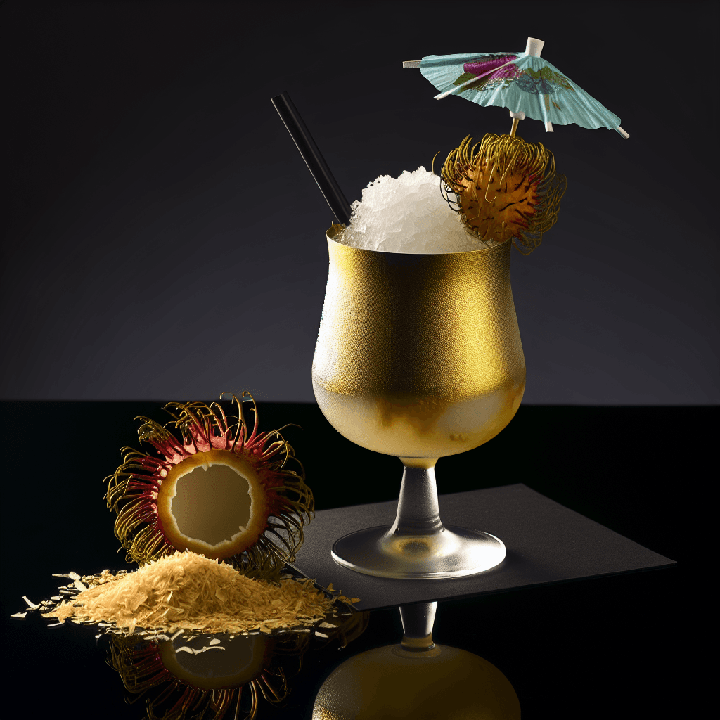 Frozen Rambutan Toddy cocktail