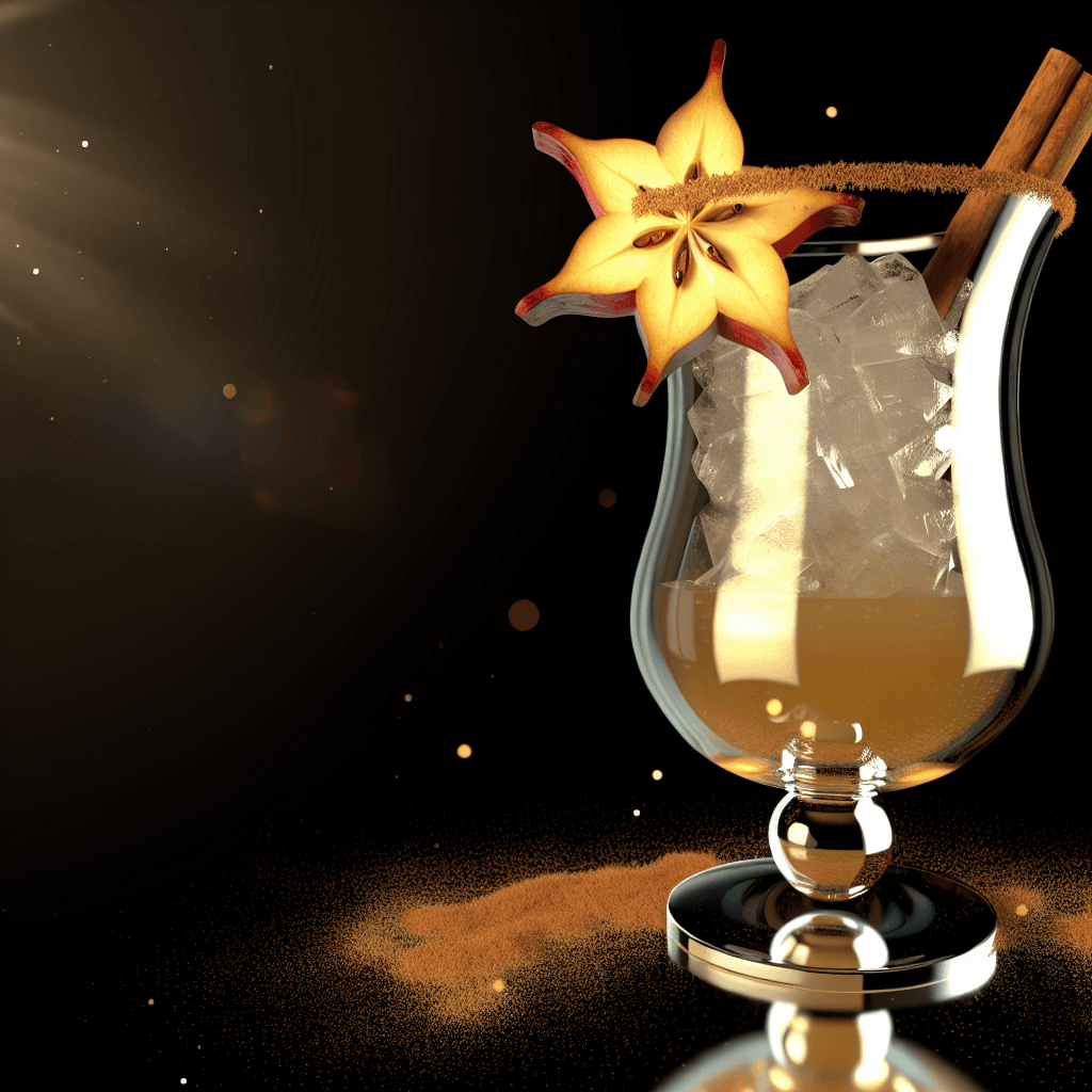 Frozen Star Fruit Toddy cocktail