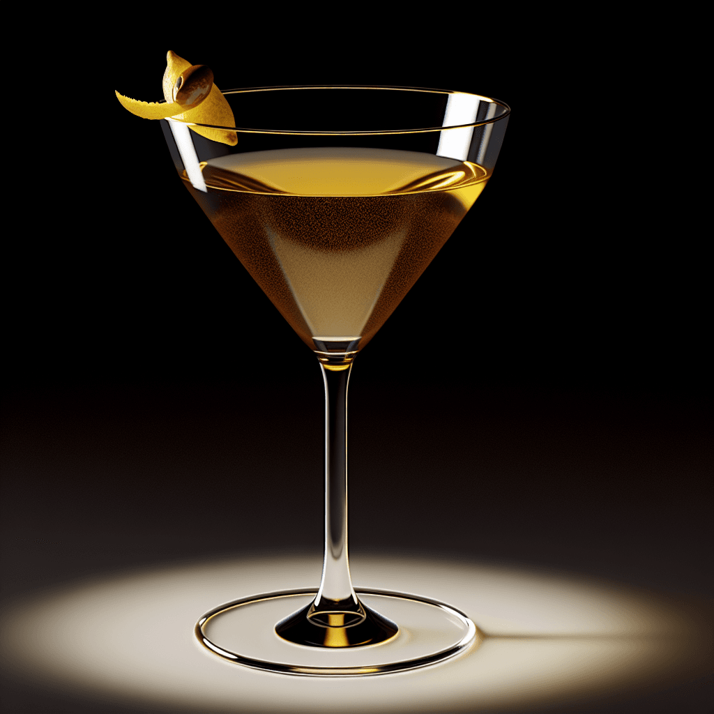 Golden Latke Martini cocktail