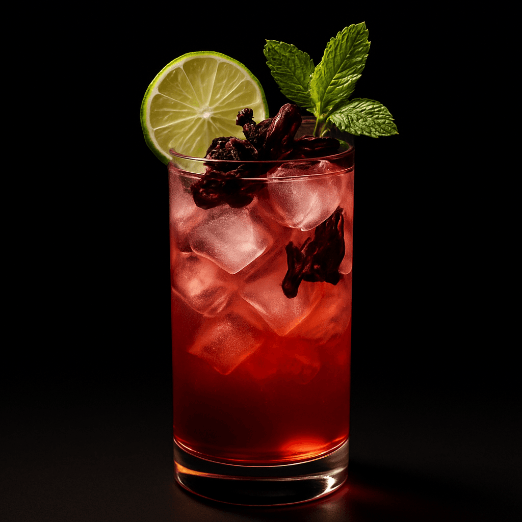 Hibiscus Sunset Mocktail cocktail