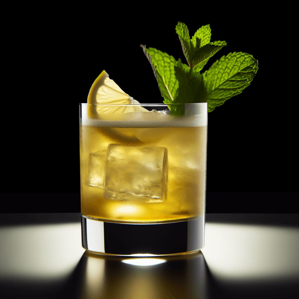 Maple Bourbon Smash cocktail