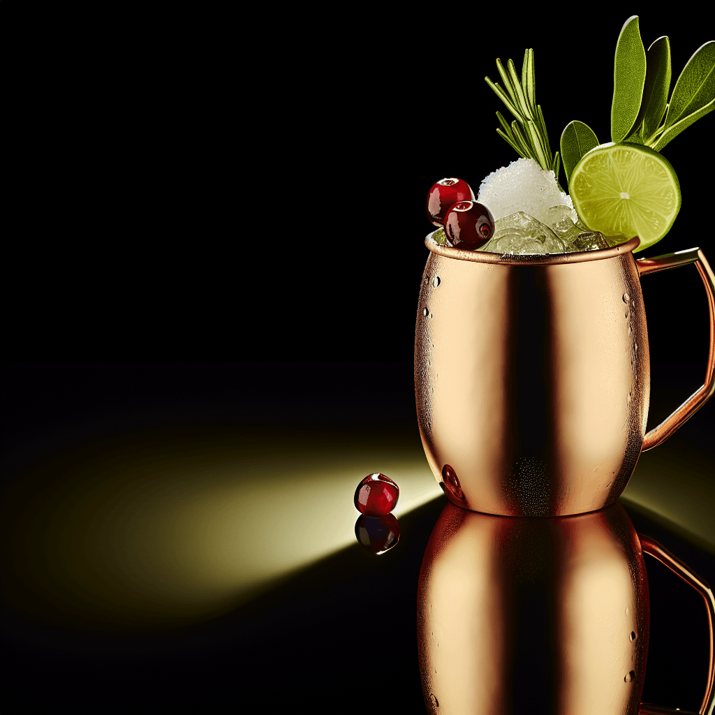 Mistletoe Mule cocktail