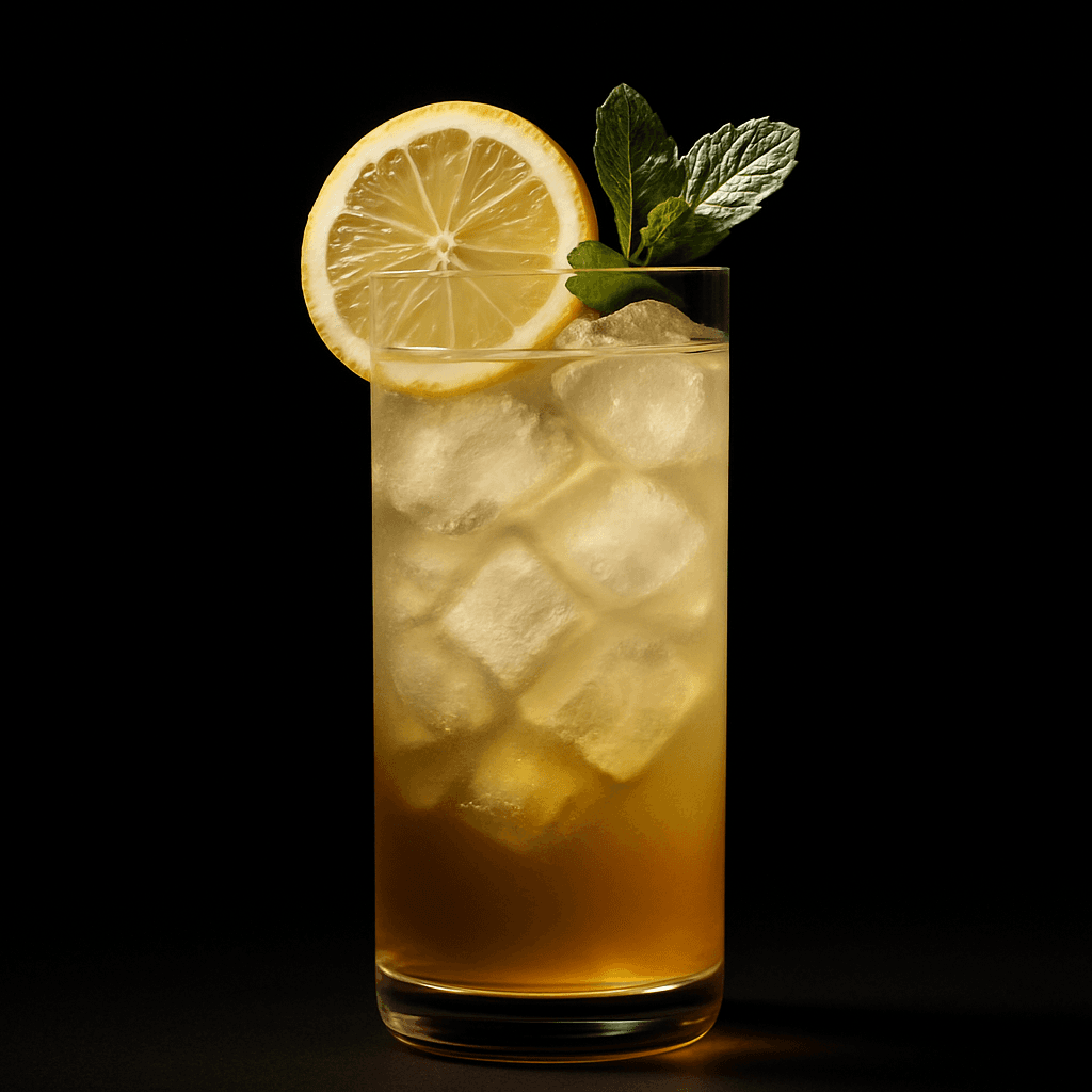 Non-Alcoholic Arnold Palmer Mocktail cocktail served in a collins