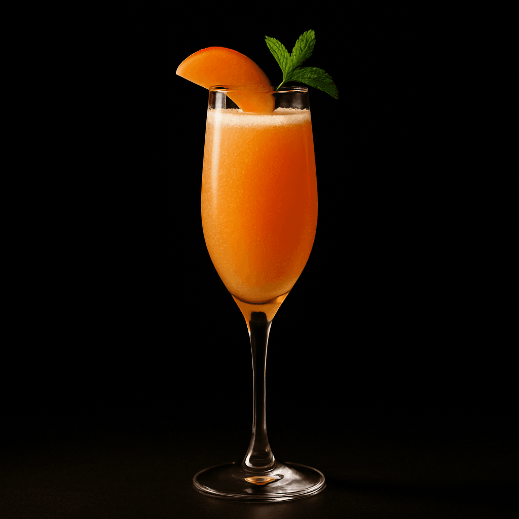 Pfirsich Bellini cocktail