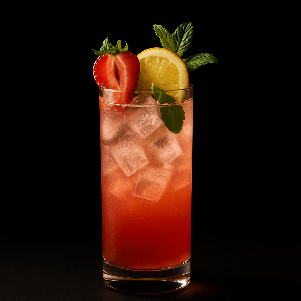Strawberry Lemonade Mocktail cocktail