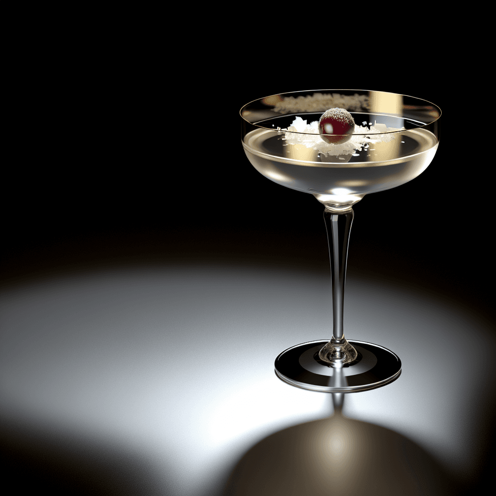 Winter White Cosmo cocktail