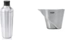 OXO Steel Single Wall Cocktail Shaker & SteeL Angled Measuring Jigger